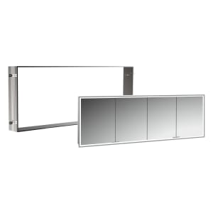 Kronenbach Cube 2.0 Spiegelschrank 200 cm mit Einbaurahmen, 4-türig