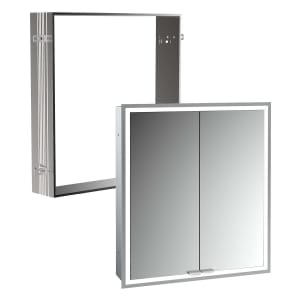 Kronenbach Cube 2.0 Spiegelschrank 60 cm mit Einbaurahmen, 2-türig