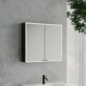 Kronenbach Cube 2.0 Spiegelschrank  80 cm, Aufputz, 2-türig