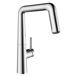 KWC KIO Hebelmischer mit Auszugsbrause A220000, Hebel rechts