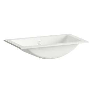 LAUFEN CLASSICS Einbau-Waschtisch, von unten 52,6 x 29 cm, mit Überlauf