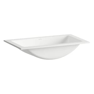 LAUFEN CLASSICS Einbau-Waschtisch, von unten 52,6 x 29 cm