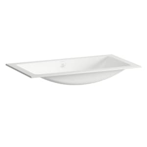 LAUFEN CLASSICS Einbau-Waschtisch, von unten 72,7 x 38 cm, mit Überlauf