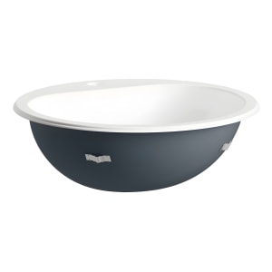 LAUFEN CLASSICS Einbau-Waschtisch, von oben, ø 47,5 cm, 1 Hahnloch