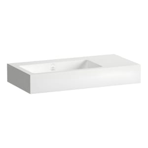 LAUFEN CLASSICS Waschtisch 80 x 40,5 cm, Becken links, mit Überlauf