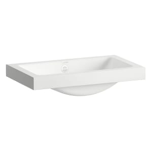 LAUFEN CLASSICS Waschtisch-Schale 58,5 x 34,7 cm, ohne Armaturenbank, mit Überlauf