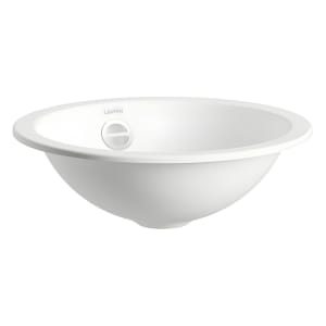 LAUFEN FORM Einbau-Waschtisch ø 32,5 cm, mit Überlauf, Einbau von unten