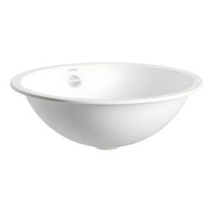 LAUFEN FORM Einbau-Waschtisch ø 45cm, mit Überlauf, Einbau von unten
