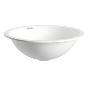 LAUFEN FORM Einbau-Waschtisch ø 40 cm, Einbau von oben