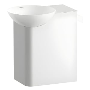 LAUFEN INSERT Waschplatz 48,5 x 31,7cm, 1 Hahnloch, Becken links