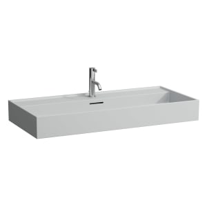 LAUFEN Kartell Waschtisch 100 x 46 cm, mit 1 Hahnloch, mit Überlauf