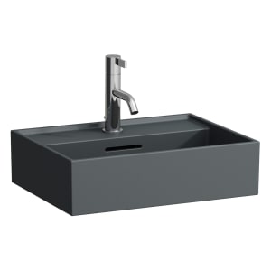 LAUFEN Kartell Handwaschbecken 45 x 34 cm, mit 1 Hahnloch, mit Überlauf