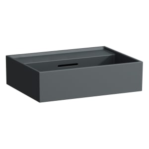 LAUFEN Kartell Handwaschbecken 45 x 34 cm, ohne Hahnloch, mit Überlauf