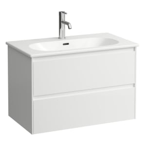 LAUFEN LUA Set LANI Waschtischkombination 80 cm mit 2 Auszügen