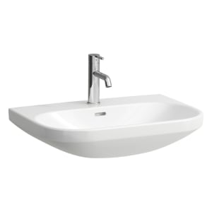 LAUFEN LUA Waschtisch 65 x 46 cm mit Hahnloch, mit Überlauf, nicht unterbaufähig