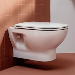 LAUFEN LUA Wand WC PACK mit Tiefspüler spülrandlos, WC Sitz inkl. Absenkautomatik und Montageband