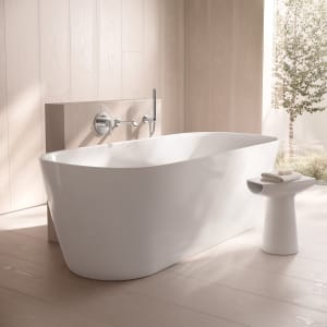 LAUFEN MEDA Freistehende Oval-Badewanne 180 x 80 cm