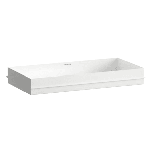 LAUFEN METAPHOR Einbau-Waschtisch, von oben, 75 x 37,5 cm