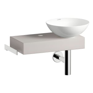 LAUFEN PICCOLO NOVO Pack Waschtisch-Schale 55,5 x 32 cm, 1 Hahnloch, Ablage links