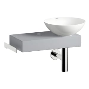 LAUFEN PICCOLO NOVO Pack Waschtisch-Schale 55,5 x 32 cm, 1 Hahnloch, Ablage links