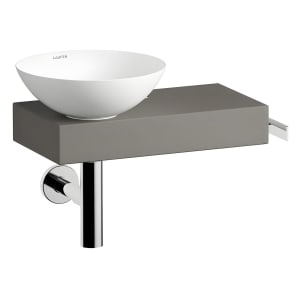 LAUFEN PICCOLO NOVO Pack Waschtisch-Schale 55,5 x 32 cm, 1 Hahnloch, Ablage rechts