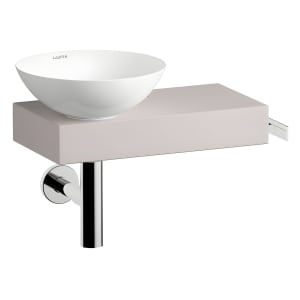 LAUFEN PICCOLO NOVO Pack Waschtisch-Schale 55,5 x 32 cm, 1 Hahnloch, Ablage rechts
