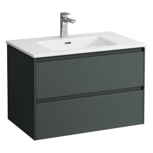 LAUFEN PRO Set LANI Waschtisch mit Überlauf inkl. Waschtischunterbau 80 cm