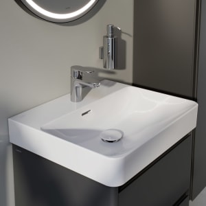 LAUFEN PRO X Waschtisch 55 cm, mit 1 Hahnloch und Überlauf