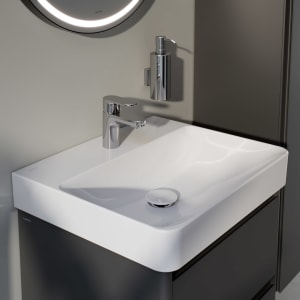 LAUFEN PRO X Waschtisch 55 cm, mit 1 Hahnloch, ohne Überlauf