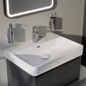 LAUFEN PRO X Waschtisch 65 cm, mit 1 Hahnloch und Überlauf