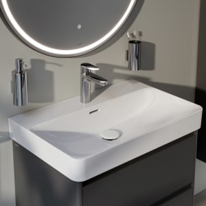 LAUFEN PRO X Waschtisch 70 cm, mit 1 Hahnloch und Überlauf