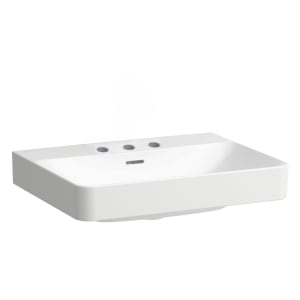LAUFEN PRO X Waschtisch 60 cm, mit 3 Hahnlöchern und Überlauf