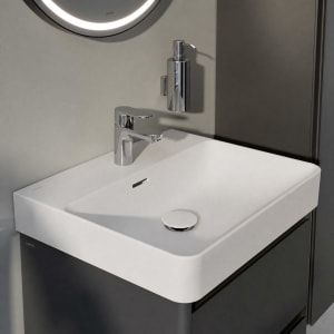 LAUFEN PRO X Waschtisch 55 cm, mit 1 Hahnloch und Überlauf