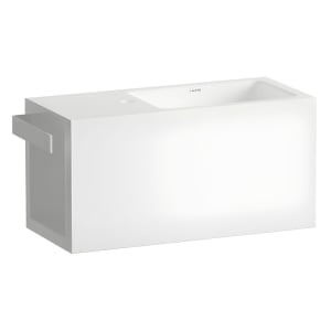 LAUFEN XPLORE.S Waschplatz 60 x 26,8 cm 1 Hahnloch, Becken rechts