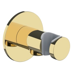 Herzbach LIVING SPA Wandanschlussbogen mit Konushalter