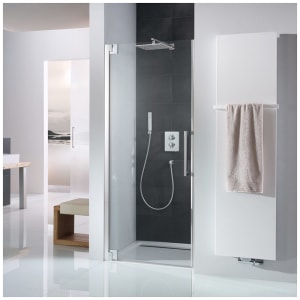 HSK K2P Drehtür 90 cm, Anschlag links mit Stangengriff lang