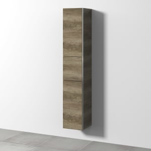 Sanipa 3way Hochschrank 30 cm, 2 Türen mit Türanschlag links, mit Stangengriff 0100