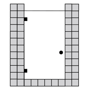 Sprinz Granat Pendeltür Nische bis 120 x 210 cm