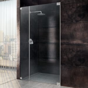 Sprinz Omega Supersteel Edition Tür + Festteil für Nische 140 x 200 cm