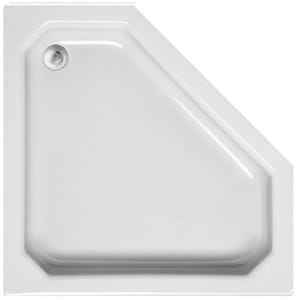 Mauersberger Fünfeck-Duschwanne Ceptor 80 x 80 flach