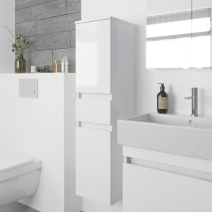 Lodge Seitenschrank 120 cm mit 2 Türen und 1 Auszug, Anschlag links