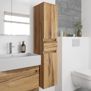 Lodge Seitenschrank 140 cm mit 2 Türen und 1 Auszug, Anschlag rechts