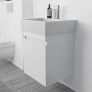 Lodge Waschtischunterschrank 46 cm mit 1 Tür, Anschlag rechts für Waschtisch Duravit Vero Air