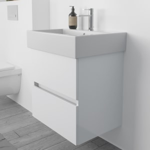 Lodge Waschtischunterschrank 56 cm mit 2 Auszügen für Waschtisch Duravit Vero Air