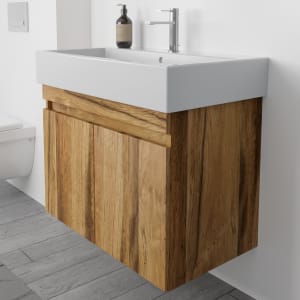 Lodge Waschtischunterschrank 76 cm mit 2 Türen für Waschtisch Duravit Vero Air