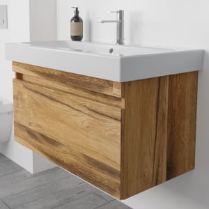 Lodge Waschtischunterschrank 85 cm mit 1 Auszug für Waschtisch Geberit iCon