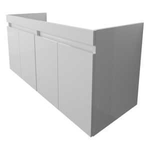 Lodge Doppel-Waschtischunterschrank 127 cm mit 4 Türen für Waschtisch Duravit Me by Stark