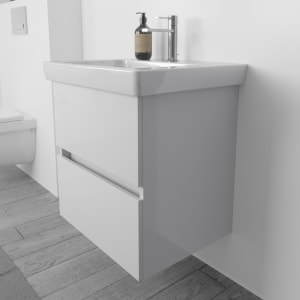 Lodge Waschtischunterschrank 54 cm mit 2 Auszügen für Waschtisch Villeroy & Boch Subway 2.0 Art. 7113F0