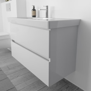 Lodge Waschtischunterschrank 95 cm mit 2 Auszügen für Waschtisch Villeroy & Boch Subway 2.0