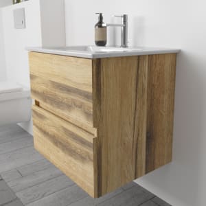 Lodge Waschtischunterschrank 61 cm mit 2 Auszügen für Waschtisch Villeroy & Boch Venticello